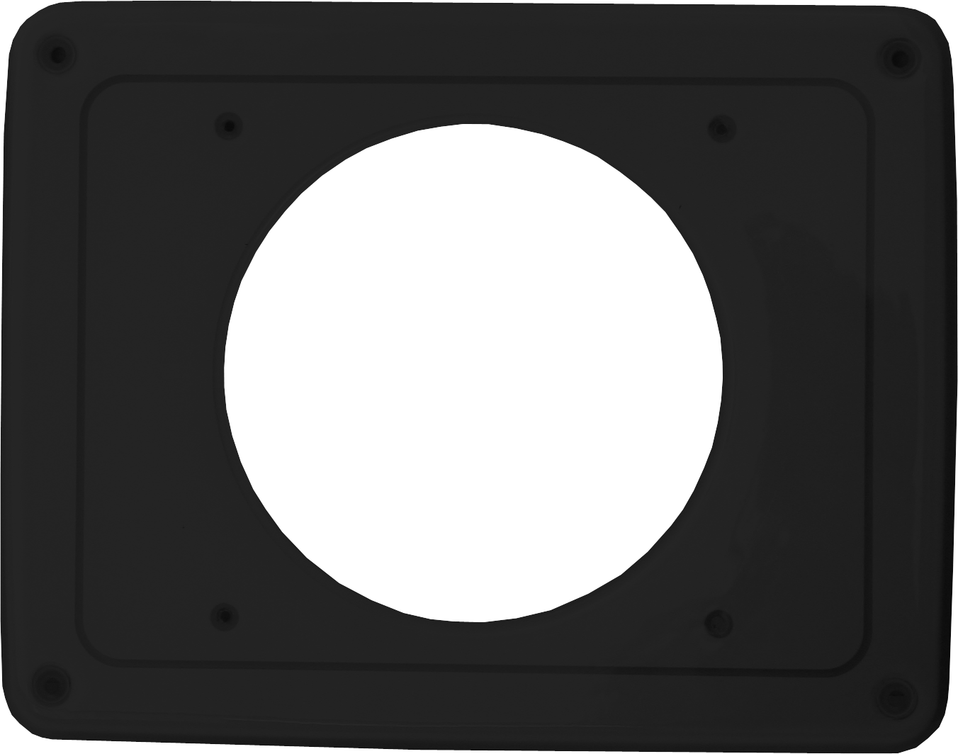 MRPLZ / Muurplaat IQ zwart