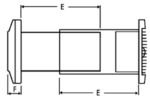 Fixing hole diameter 115mmØ (when wall kit is used)